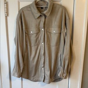 Divided Utility Jacket in Tan